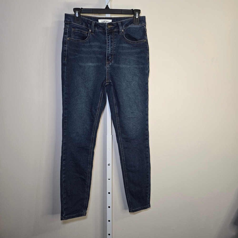 Ellen Tracy Womens Dark Wash Skinny Jeans High Rise Denim Size 6 - Picture 1 of 5